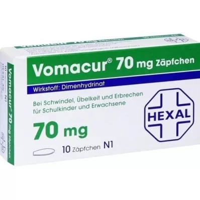 VOMACUR 70 czopków, 10 szt