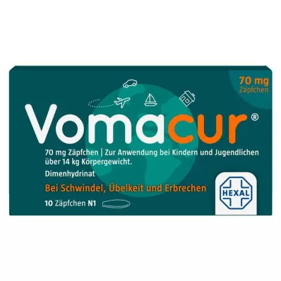 VOMACUR 70 czopków, 10 szt VOMACUR 70 czopków, 10 szt