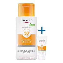 EUCERIN Mleczko do opalania extra light LSF 50, 150 ml
