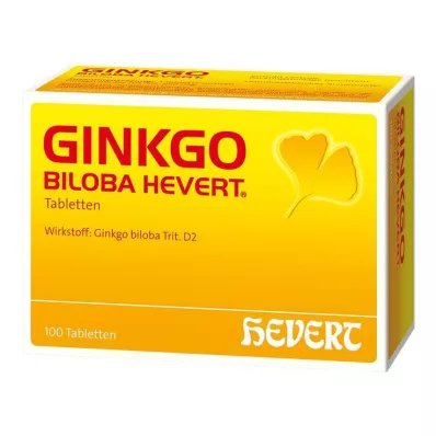 GINKGO BILOBA HEVERT Tabletki, 100 szt GINKGO BILOBA HEVERT Tabletki, 100 szt