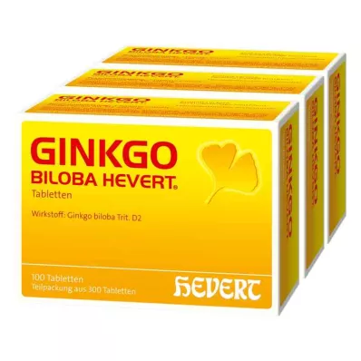 GINKGO BILOBA HEVERT Tabletki, 300 szt GINKGO BILOBA HEVERT Tabletki, 300 szt