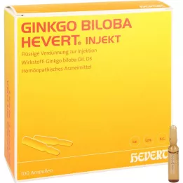 GINKGO BILOBA HEVERT Ampułki do wstrzykiwań, 100 szt