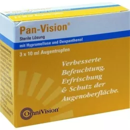 PAN-VISION Krople do oczu, 3 x 10 ml