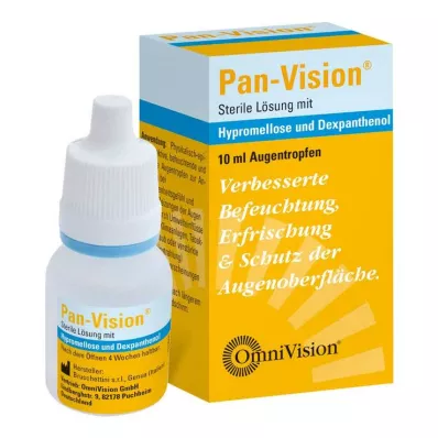 PAN-VISION Krople do oczu, 3 x 10 ml