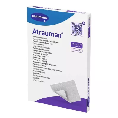 ATRAUMAN Sterylne kompresy 7,5x10 cm, 10 szt
