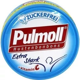 PULMOLL Ekstra mocne cukierki bez cukru, 50 g