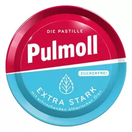 PULMOLL Ekstra mocne cukierki bez cukru, 50 g