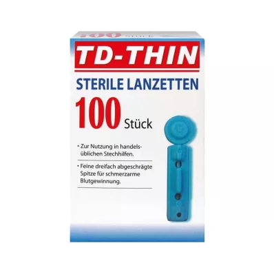 GLUCO TEST Lancety, 100 szt GLUCO TEST Lancety, 100 szt