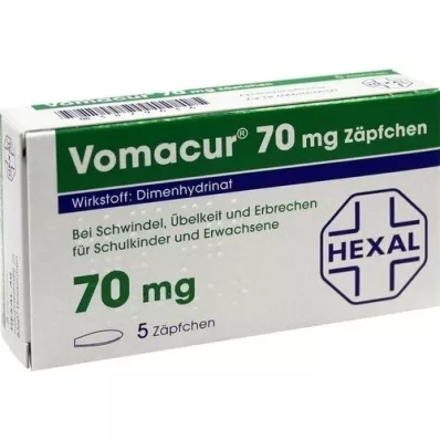 VOMACUR 70 czopków, 5 szt