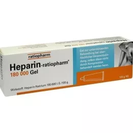 HEPARIN-RATIOPHARM 180 000 j.m. żelu, 100 g