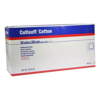 Cutisoft Cotton Compression 10x20cm sterylny 8-krotny (25x2 szt.)