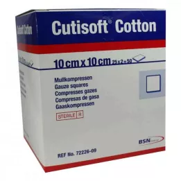 CUTISOFT Bawełna Compr.10x10 cm ster.12x, 25X2 St