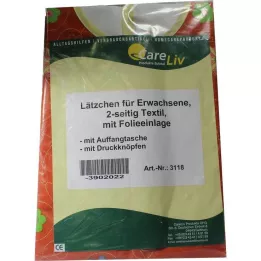 LÄTZCHEN Przedłużka z kieszenią, 2-stronna tex. z fol. zatrzaskami, 1 szt