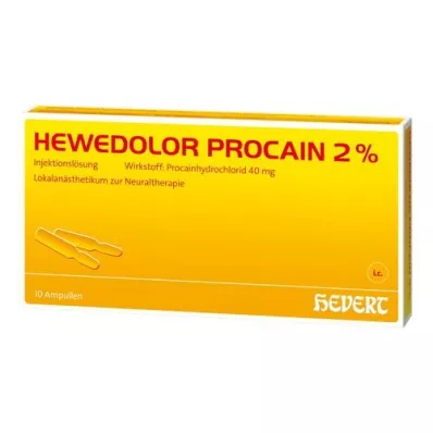 HEWEDOLOR Ampułki Procaine 2%, 10 szt