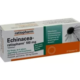 ECHINACEA-RATIOPHARM Tabletki 100 mg, 20 szt