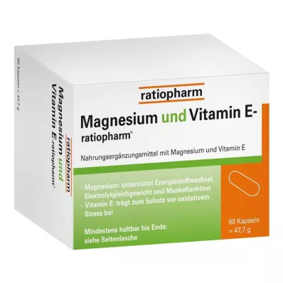 Magnez i witamina E Ratapharm, 60 sztuk