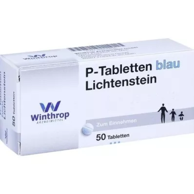 P TABLETTEN niebieski, skok 8 mm, 50 szt