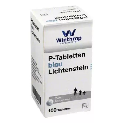 Tabletki P niebieskie z podziałką 8 mm, 100 szt Tabletki P niebieskie z podziałką 8 mm, 100 szt
