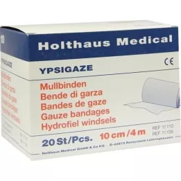 YPSIGAZE Opatrunek z gazy 10 cmx4 m, 20 szt