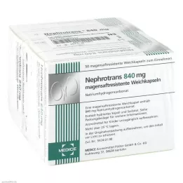 NEPHROTRANS Kapsułki powlekane dojelitowo 840 mg, 100 szt