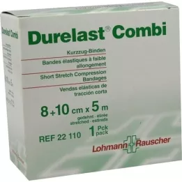 DURELAST Bandaż Combi 8 cmx5 m+10 cmx5 m, 2 szt