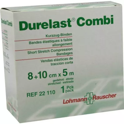 Bandaż Durelast Combi, 5mx8cm, 2 szt Bandaż Durelast Combi, 5mx8cm, 2 szt