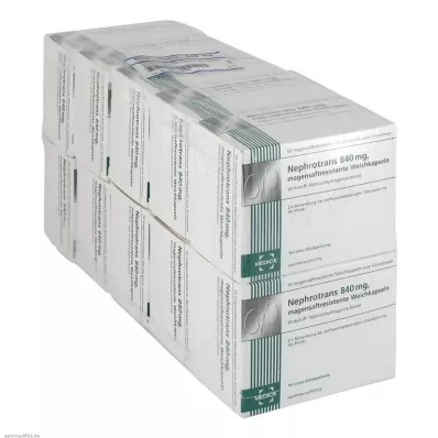 NEPHROTRANS Kapsułki powlekane dojelitowo 840 mg, 500 szt NEPHROTRANS Kapsułki powlekane dojelitowo 840 mg, 500 szt