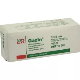 GAZIN Gaza komp.5x5 cm niesterylna 8x Op, 100 szt