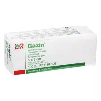 GAZIN Gaza komp.5x5 cm niesterylna 8x Op, 100 szt