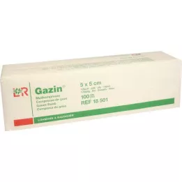 GAZIN Gaza komp.5x5 cm niesterylna 12x Op, 100 szt