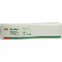 GAZIN Gaza komp.5x5 cm niesterylna 16x Op, 100 szt