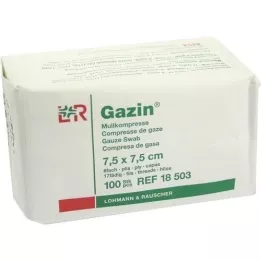 GAZIN Gaza komp.7,5x7,5 cm niesterylna 8x Op, 100 szt