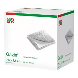 GAZIN Gaza komp.7,5x7,5 cm niesterylna 8x Op, 100 szt