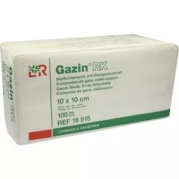 GAZIN Gaza komp.10x10 cm niesterylna 16x RK, 100 szt