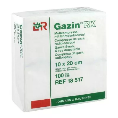 Gazin kompresy 10x20cm 12f, 100 szt Gazin kompresy 10x20cm 12f, 100 szt