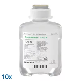 OSMOFUNDIN 15% N Ecoflac Pl. roztwór do infuzji, 10 x 100 ml