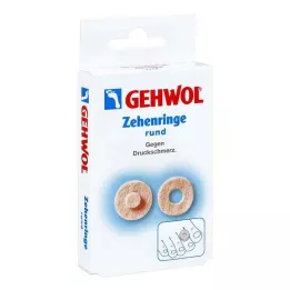 GEHWOL Okrągłe pierścienie na palce, 9 szt