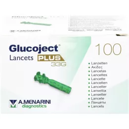 GLUCOJECT Lancety PLUS 33 G, 100 szt