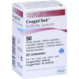 COAGUCHEK Lancet Softclix, 50 szt