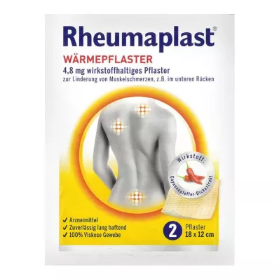 RHEUMAPLAST Plaster 4,8 mg zawierający substancję czynną, 2 szt