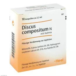 DISCUS compositum N z ampułkami Kalmia, 10 szt