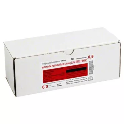ISOTONISCHE Roztwór NaCl 0,9% Eifelfango, 10 x 100 ml ISOTONISCHE Roztwór NaCl 0,9% Eifelfango, 10 x 100 ml