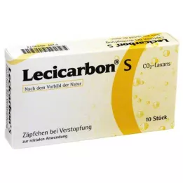 LECICARBON Czopki S CO2 Laxans, 10 szt