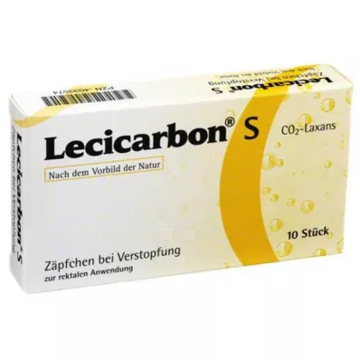 LECICARBON Czopki S CO2 Laxans, 10 szt LECICARBON Czopki S CO2 Laxans, 10 szt
