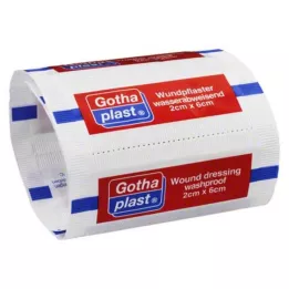 GOTHAPLAST Plaster na rany, wodoodporny 2x6 cm, 1 szt