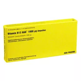 VITAMIN B12 AAA ampułki 1000 μg, 10 x 1 ml