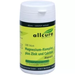 MAGNESIUM KOMPLEX m.Zinc+Calcium Capsules, 100 kapsułek