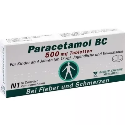 PARACETAMOL BC Tabletki 500 mg, 10 szt