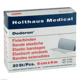 DEDERON Bandaże mocujące 6 cmx4 m, 20 szt