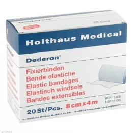 DEDERON Bandaże mocujące 8 cmx4 m, 20 szt